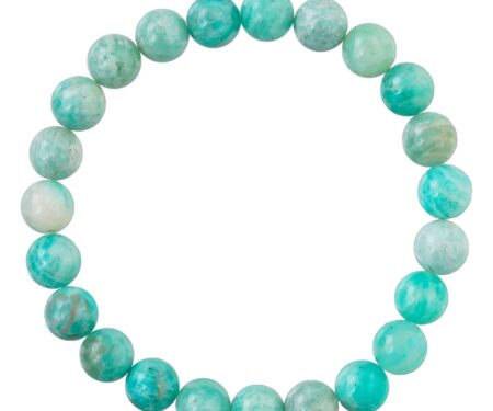 Amazonite Bracelet for Women Men's Gifts - Protection Healing Crystal Bracelet - 8mm Gemstone Beaded Adjustable
